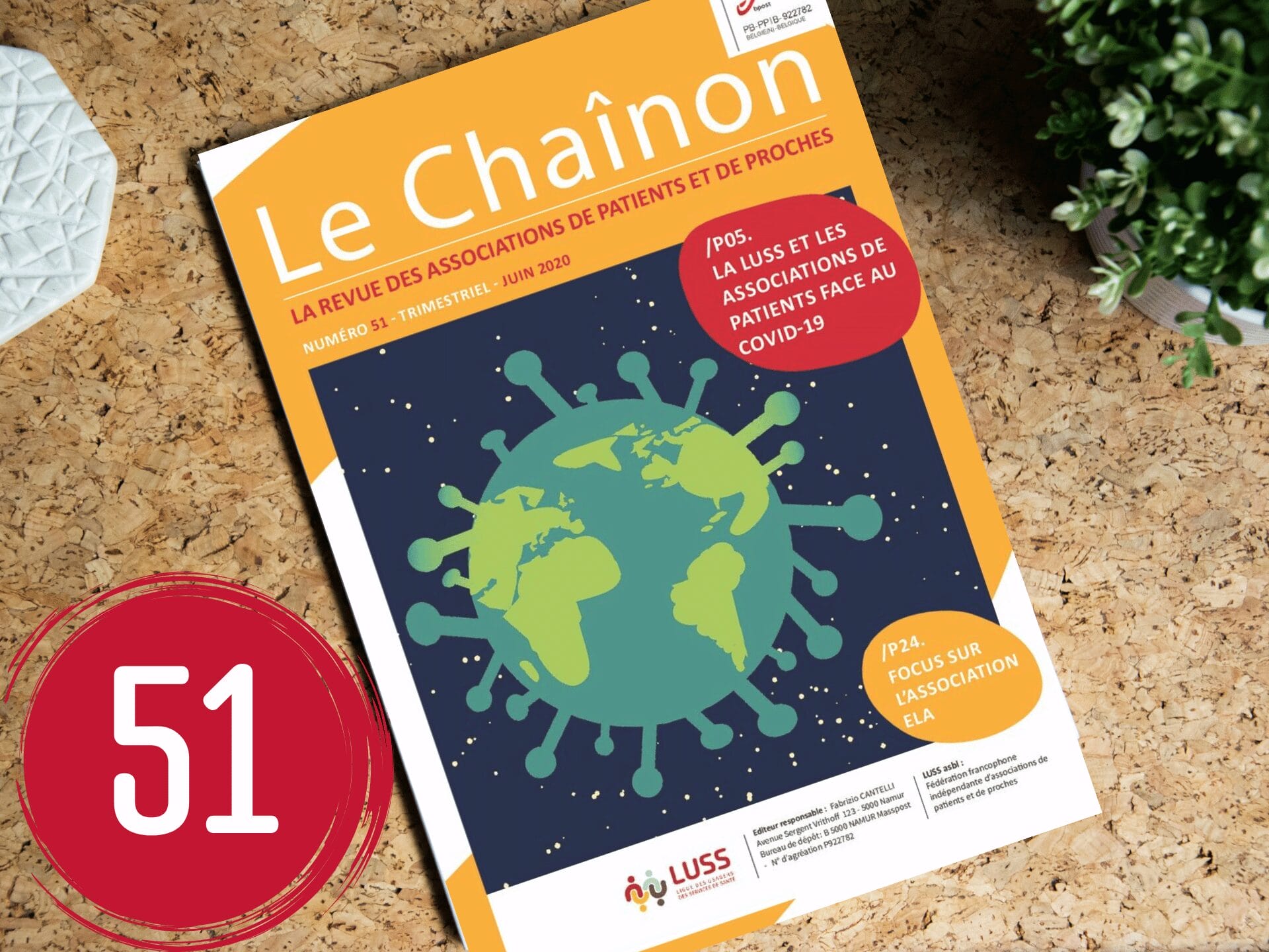 le chainon 51 Couverture du trimestriel Le Chaînon numéro 51